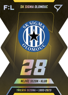 SK Sigma Olomouc Sigma Olomouc SportZoo FORTUNA:LIGA 2022/23 2. serie Tricata Sezona F:L #TS-06
